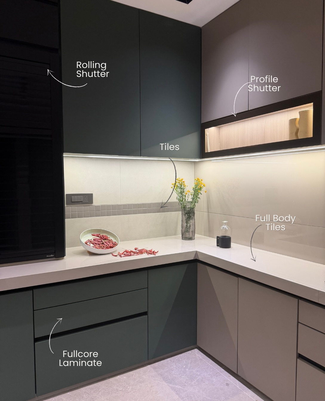 Fornova Modular Kitchen Material Specifications
